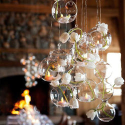 12 Hanging Glass Globes