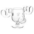 Glass Cups Creative Transparent Reindeer Santa Claus