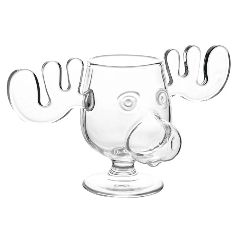 Glass Cups Creative Transparent Reindeer Santa Claus