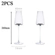 Transparent High-End Wine Glass With Elegant Style