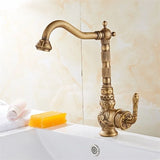 Retro Style Antique Brass Kitchen Faucet