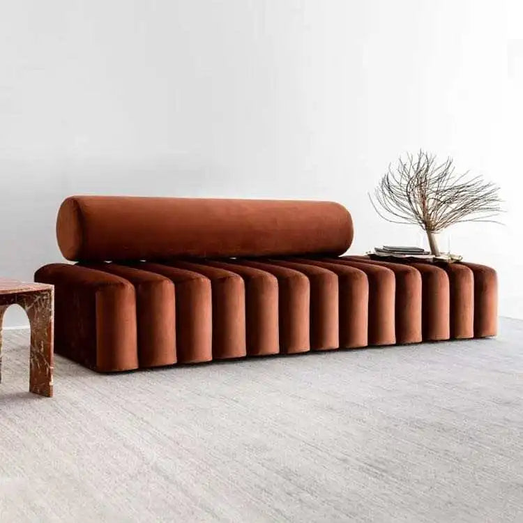 Nordic Stool Strip Cylindrical Sofa