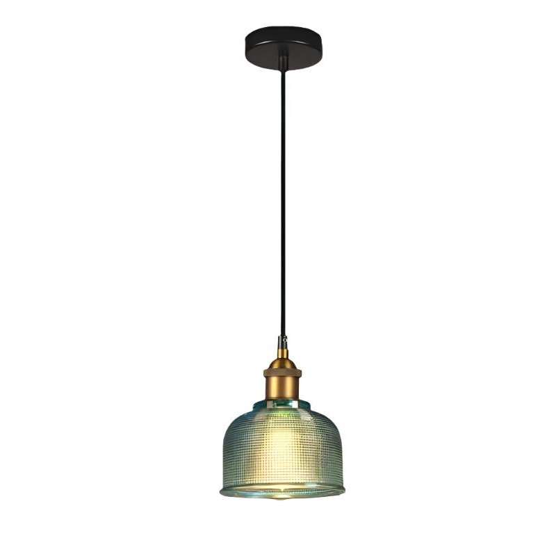 Retro European Color Glass Pendant Light