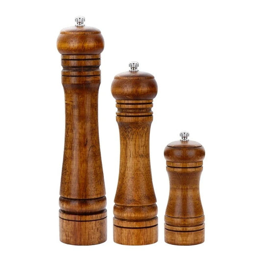 Wooden Salt, Pepper and Spice Grinder Ceramic Grinder