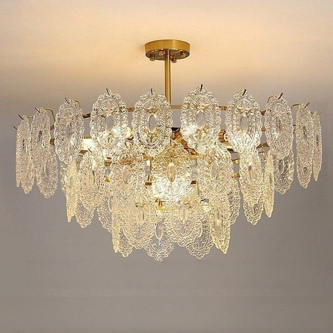 Modern K9 Crystal Round Shape Chandelier Lamp