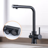 360 Degree Rotation Brass Drinking Filtered Water Kitchen Faucet