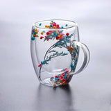 Creative Double Wall Glass Cup Different Creative Ornaments