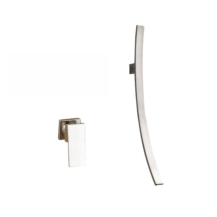 Wall Mounted Spout Waterfall Basin Faucet