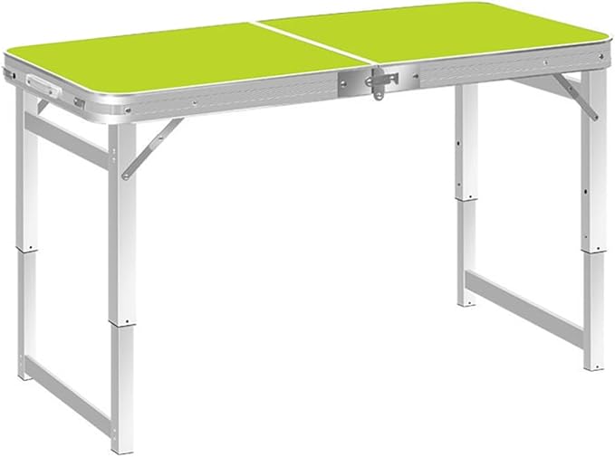 Rectangle Folding Adjustable Height With Handle Table