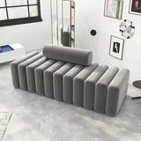 Nordic Stool Strip Cylindrical Sofa