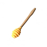 Silicone Stirrer with Wooden Handle for Mixing