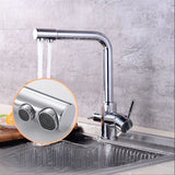 360 Degree Rotation Brass Drinking Filtered Water Kitchen Faucet