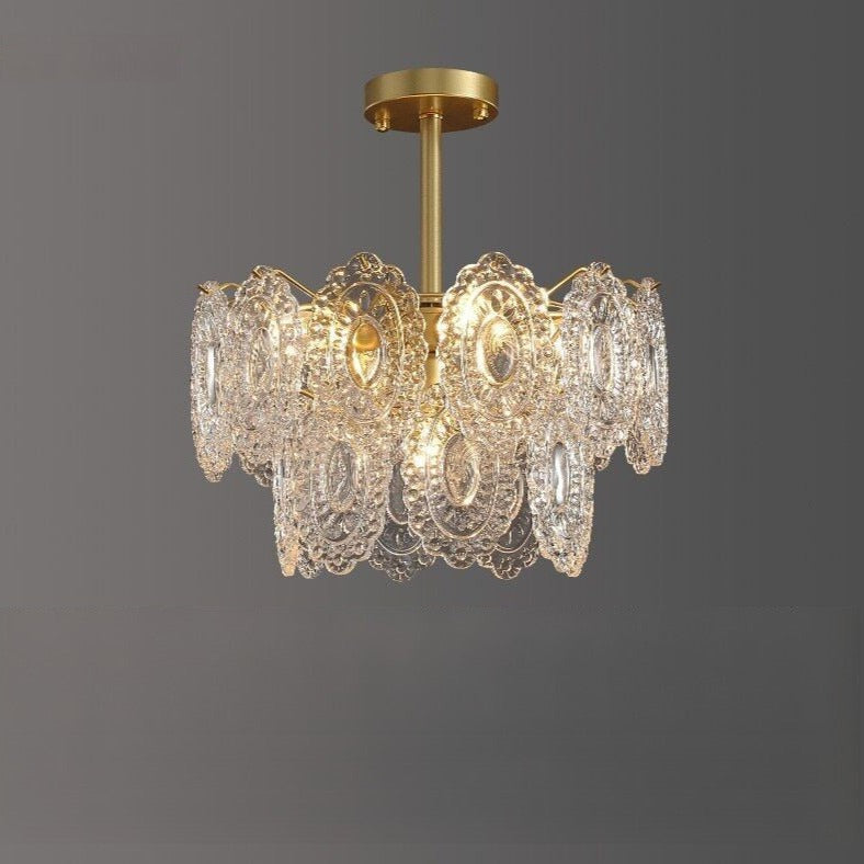 Modern K9 Crystal Round Shape Chandelier Lamp