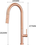Pull Down Sprayer Pull Out Deck Mounted Sink Tap Faucet
