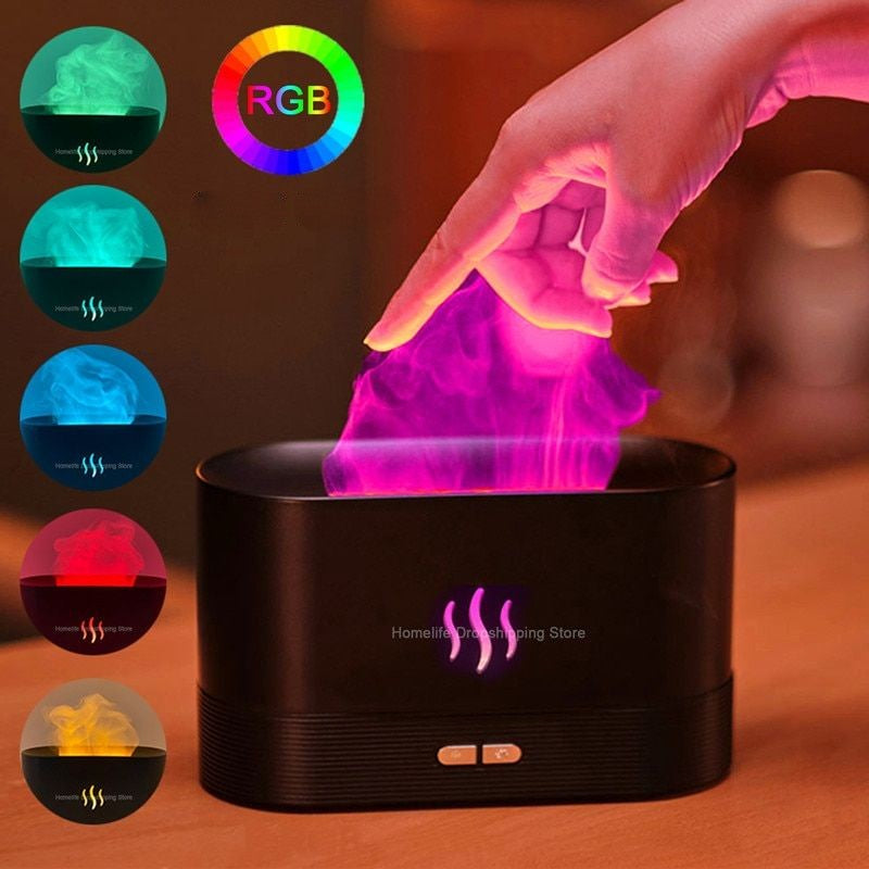 Flame Air Fragrance Humidifier USB