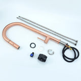 Pull Down Sprayer Pull Out Deck Mounted Sink Tap Faucet