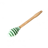 Silicone Stirrer with Wooden Handle for Mixing