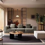 Oversized Deep Seat Compressed Corduroy Sofa