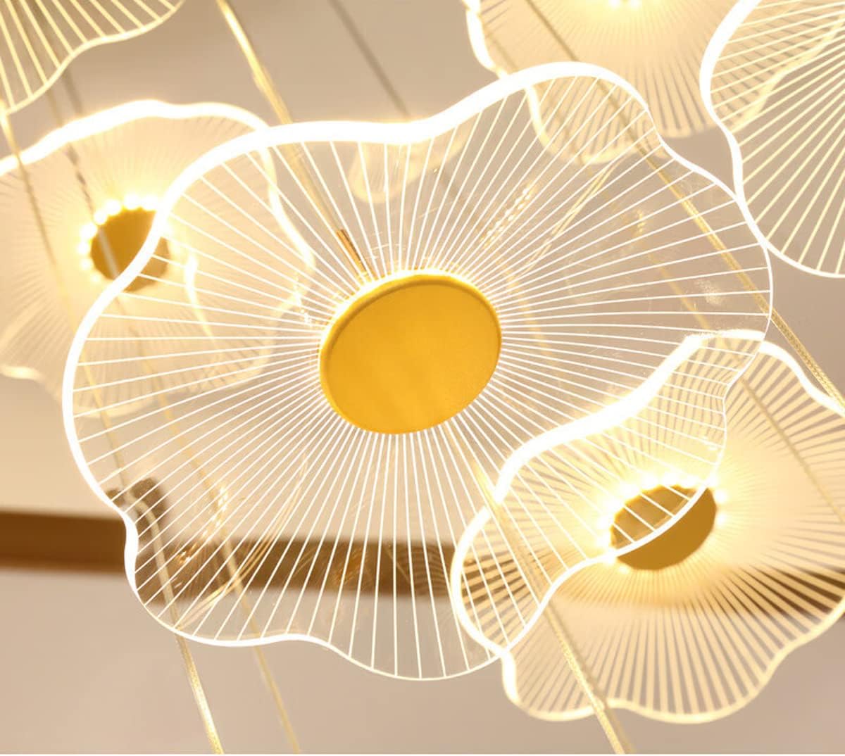 Nordic Circular Modern Chandelier Pendant Lamp