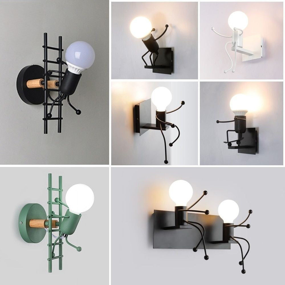 Modern Creative Cartoon Robot Wall Lamp