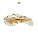 Bamboo Woven Wicker Chandeliers Pendant Lights