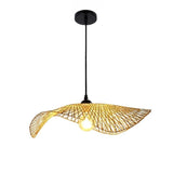 Bamboo Woven Wicker Chandeliers Pendant Lights