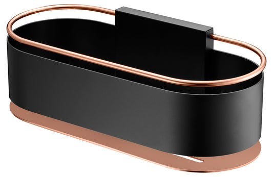 Jabonera Frontal Anga Negro Oro Rosa