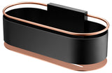 Jabonera Frontal Anga Negro Oro Rosa