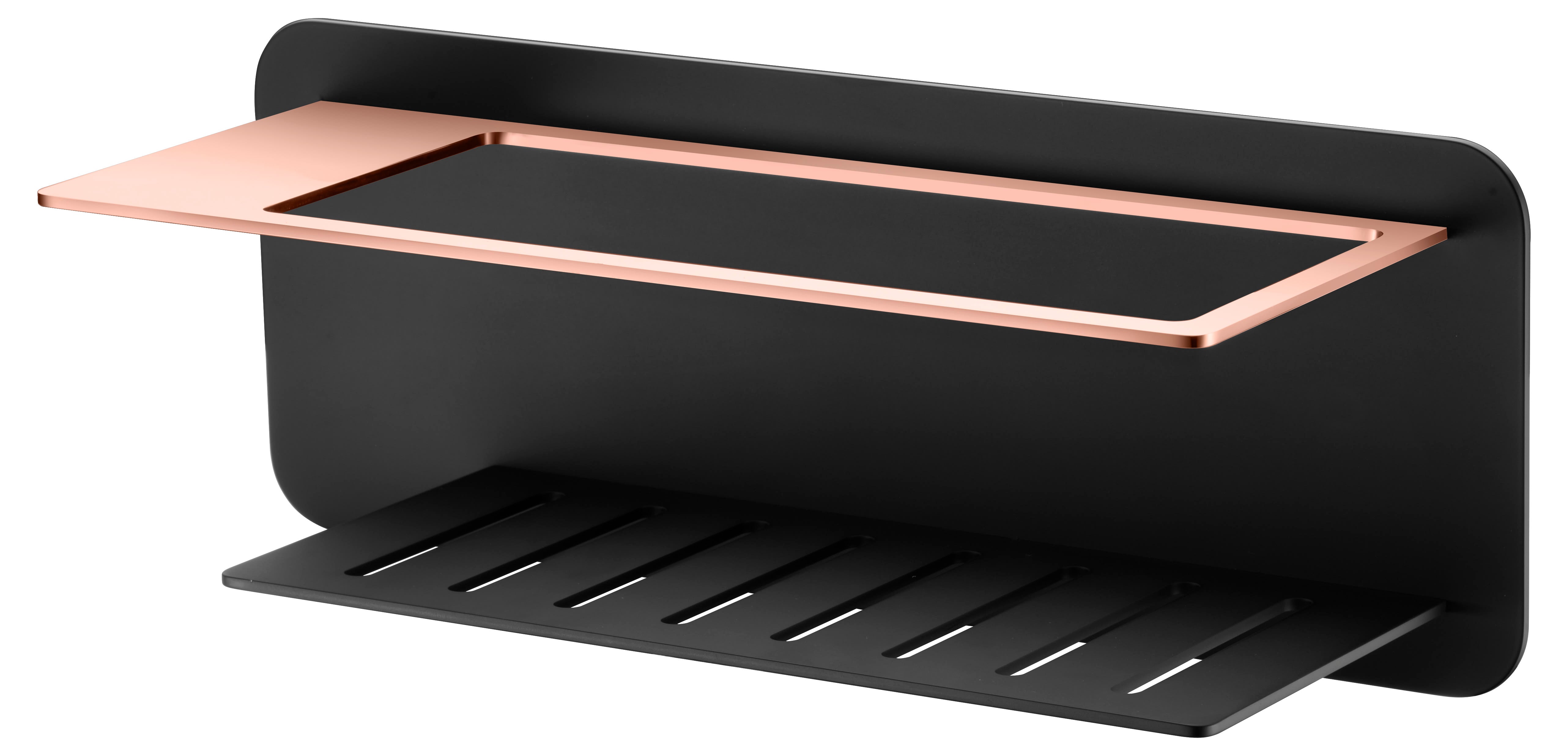 Jabonera Frontal Bethari Negro Oro Rosa