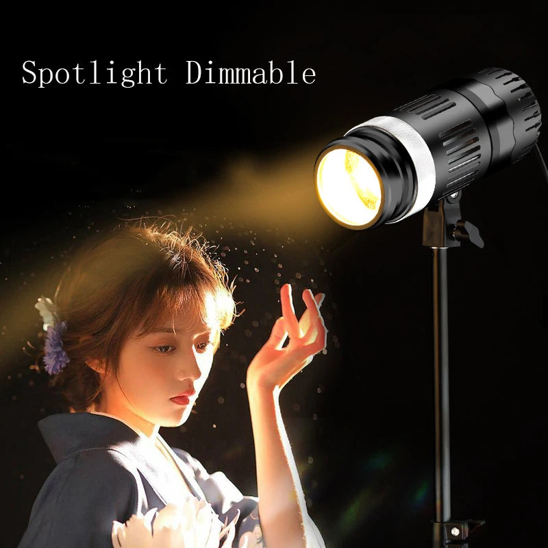 Spotlight Brightness Portable Photography Lighting Tripod