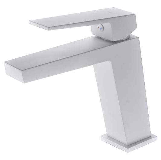 Monomando Lavabo Art Blanco Mate