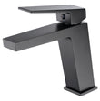 Monomando Lavabo Art Negro Mate