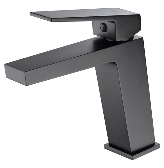 Monomando Lavabo Art Negro Mate