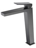 Monomando Lavabo Alto Art Negro Mate