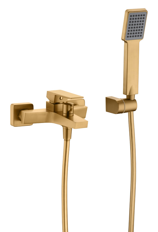 Kit Baño / Ducha Monomando Art Oro Cepillado