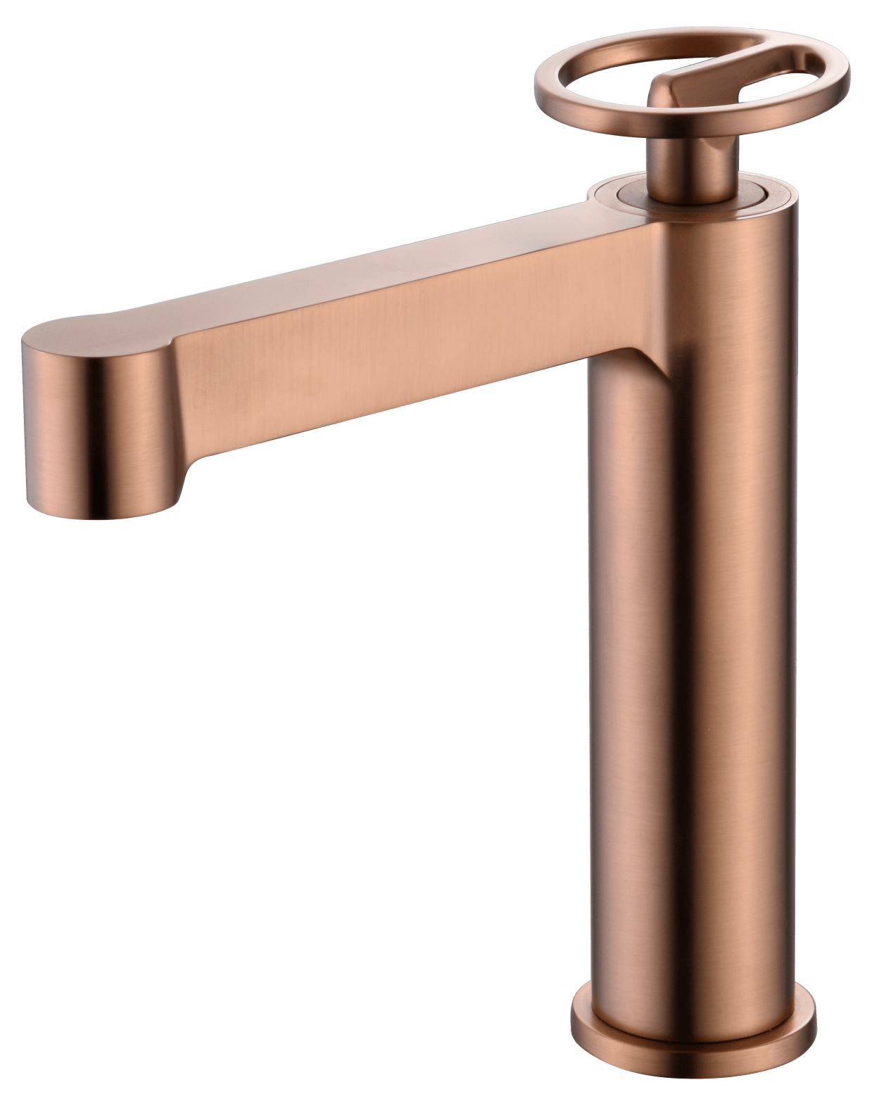 Monomando Lavabo Olimpo Oro Rosa Cepillado