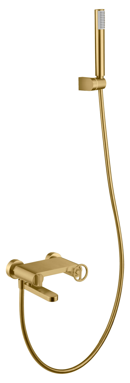 Kit Baño / Ducha Monomando Olimpo Oro Cepillado
