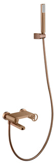 Kit Baño / Ducha Monomando Olimpo Oro Rosa Cepillado