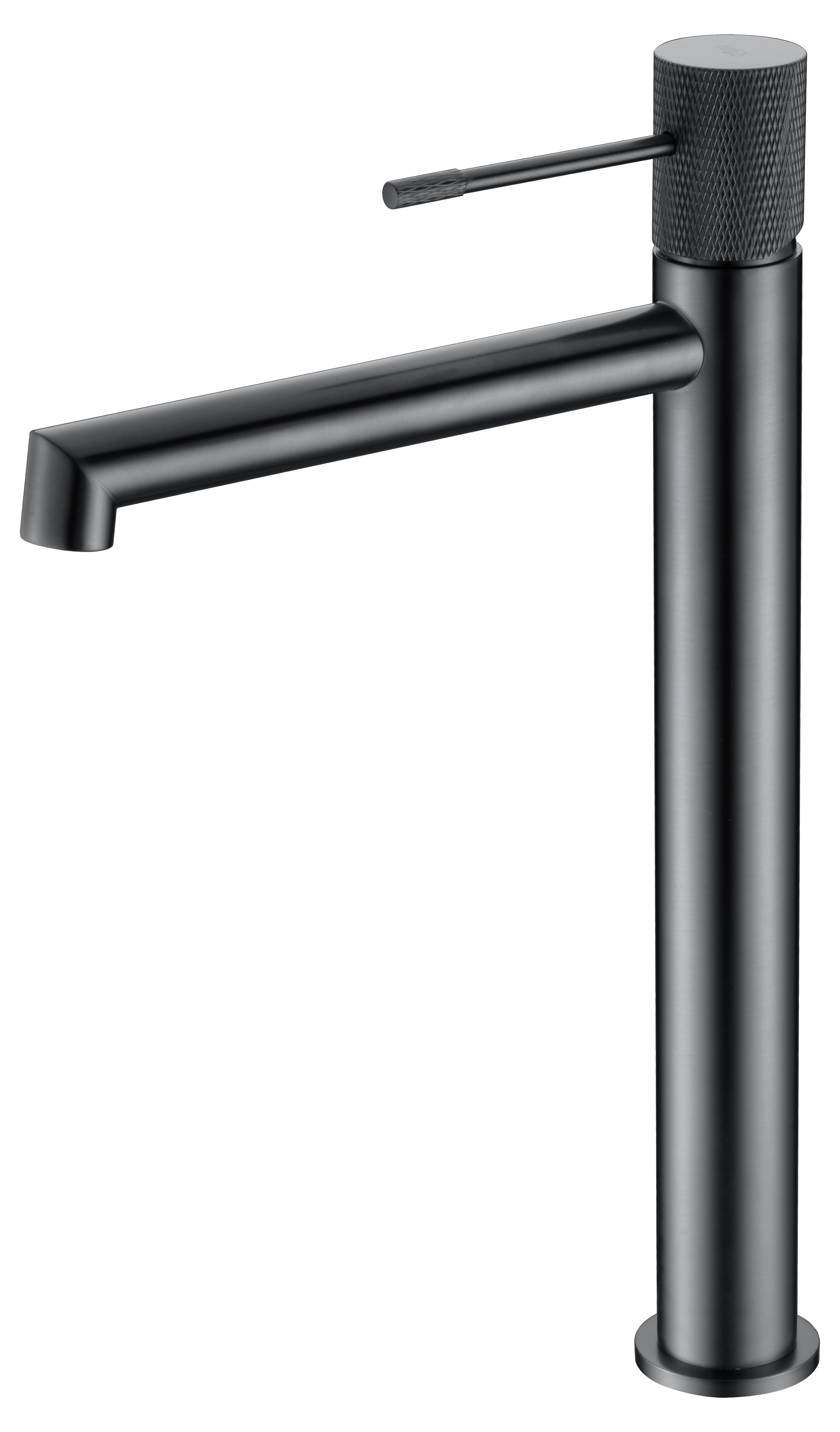 Monomando Lavabo Alto Line Black Gum Metal