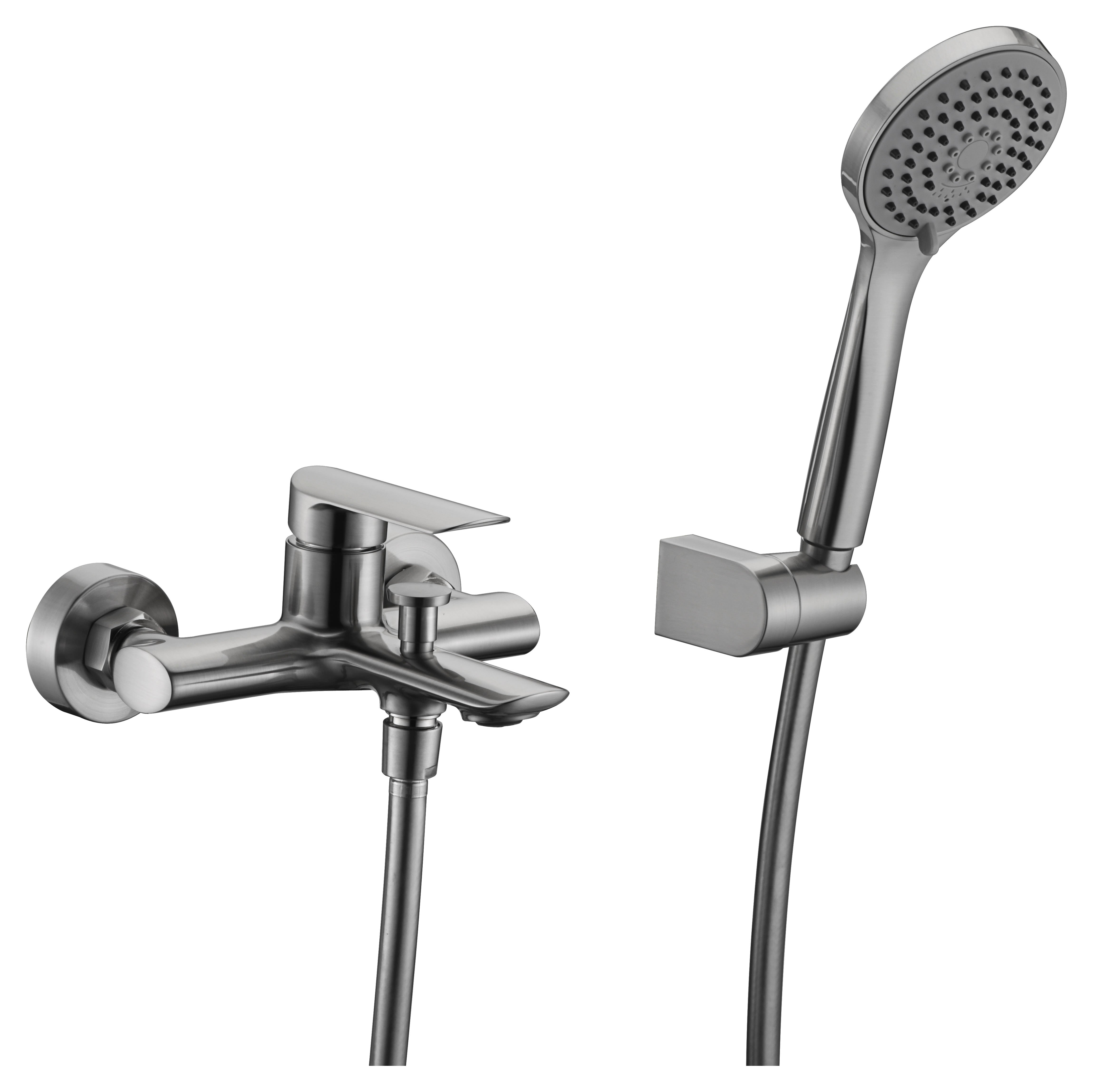 Grifo De Baño/Ducha  Ural Níquel Cepillado