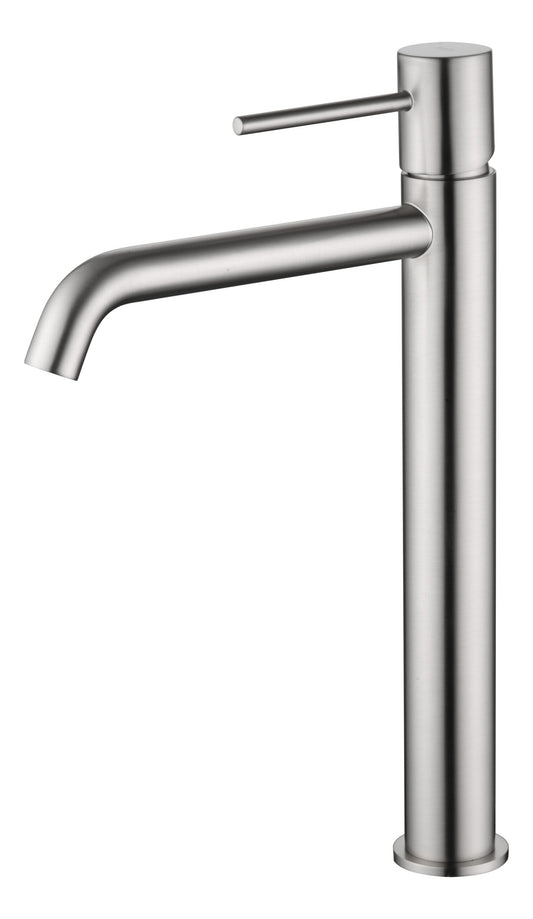 Monomando Lavabo Alto Monza Níquel Cepillado