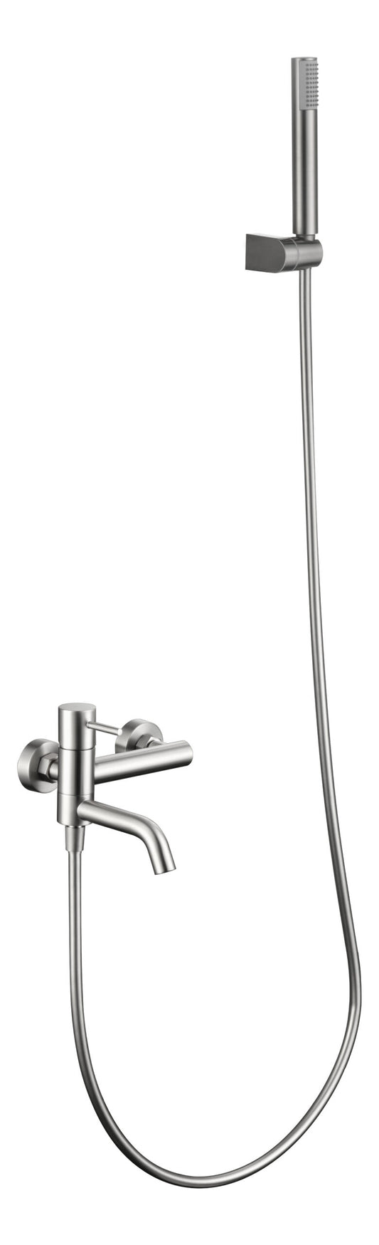 Monomando Kit Baño/Ducha Monza Níquel Cepillado
