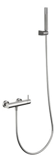 Monomando Kit Ducha Monza Níquel Cepillado