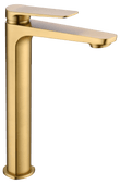 Monomando Lavabo Alto Nápoles Oro Cepillado