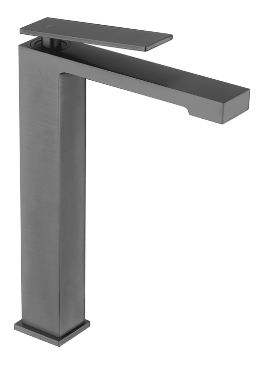 Monomando Lavabo Alto Pisa Black Gun Metal