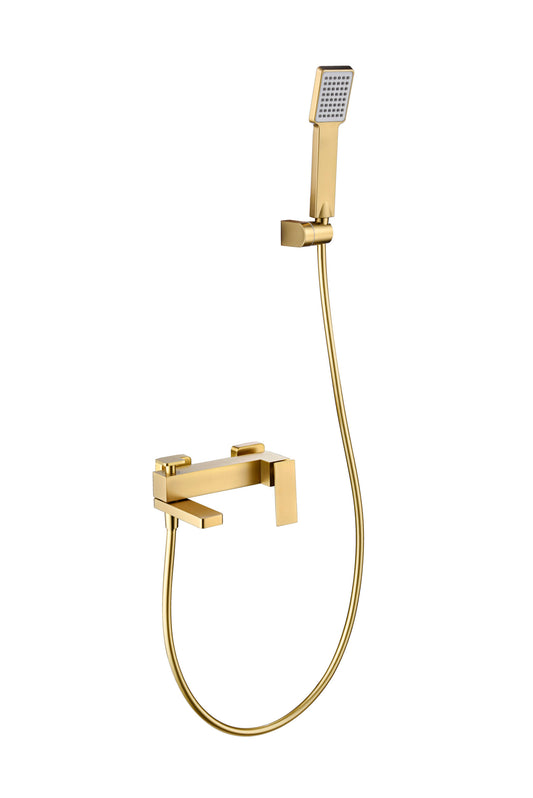 Kit Baño / Ducha Monomando Pisa Oro Cepillado