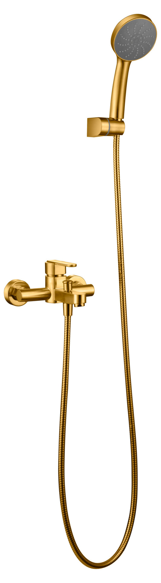 Kit Baño / Ducha Monomando Roma Oro Cepillado