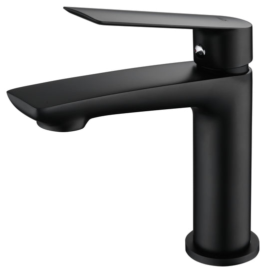 Monomando Lavabo  Lúxor Negro Mate