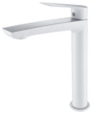 Monomando Lavabo Alto  Lúxor Blanco Mate