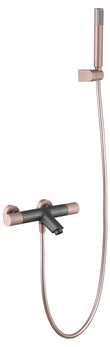 Grifo De Baño/Ducha Termostático  Line Gris Champagne